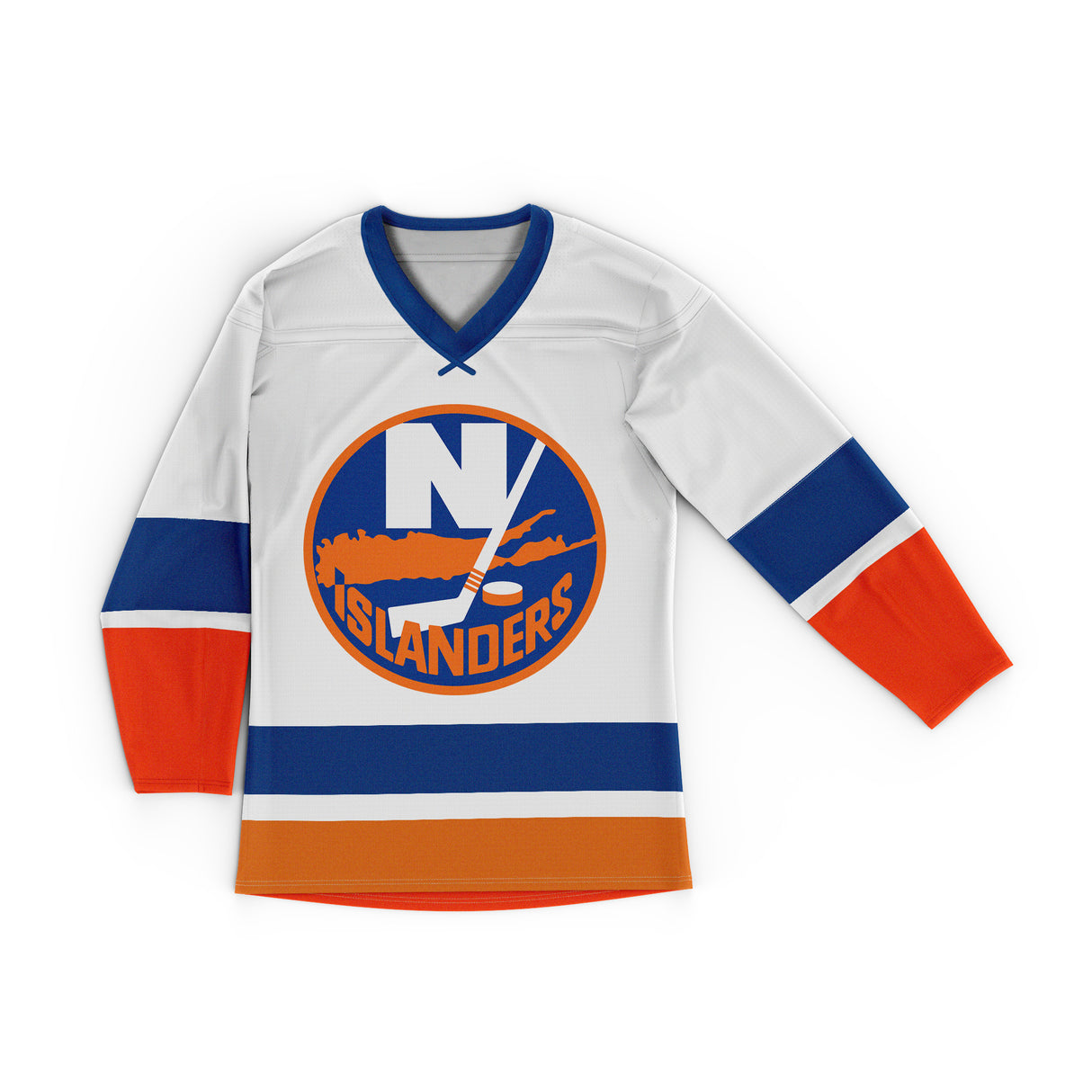 Jersey Islanders 12 White