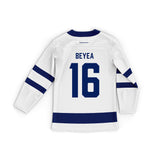 Jersey Maple Leafs 16 White