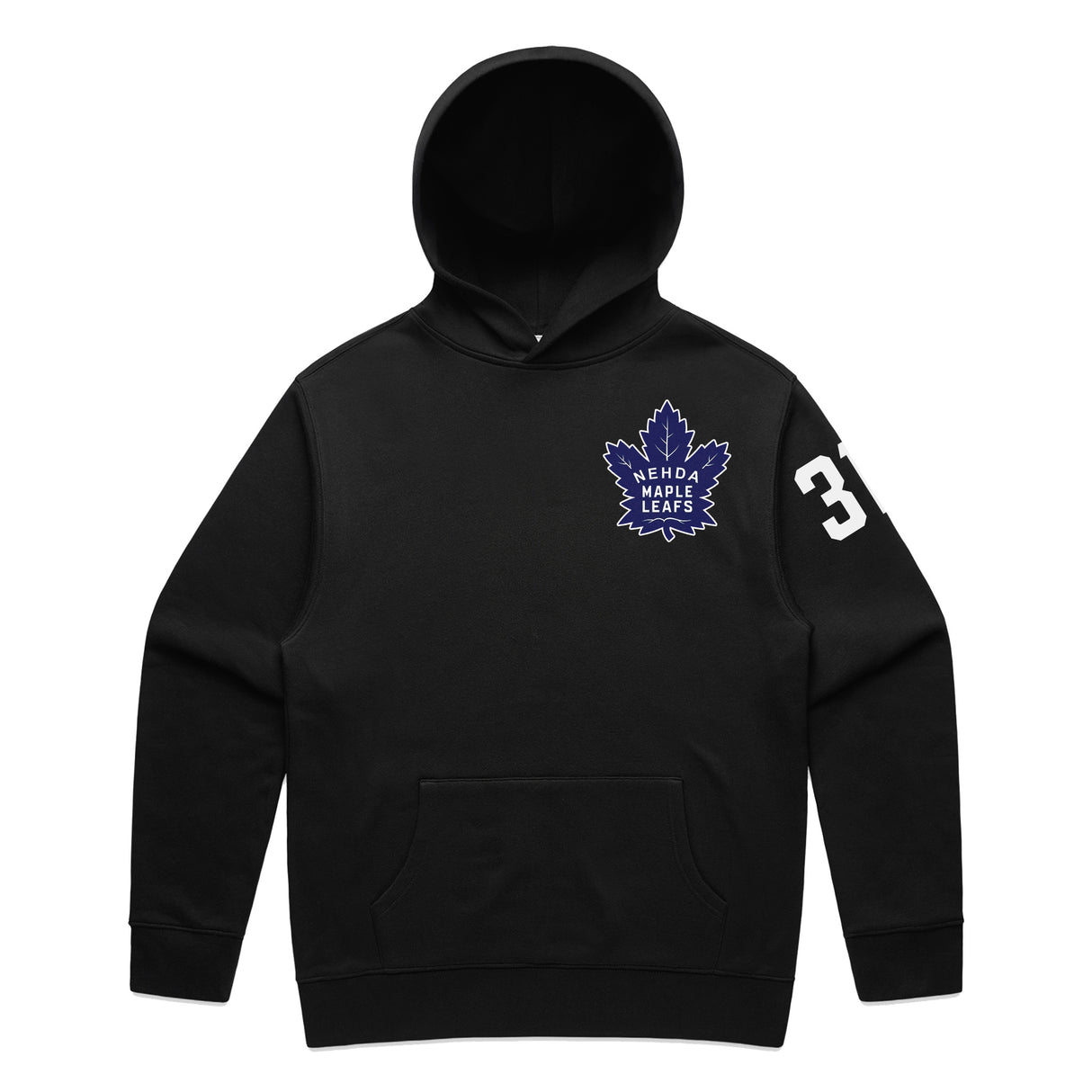 Hoodie Maple Leafs 31 Black