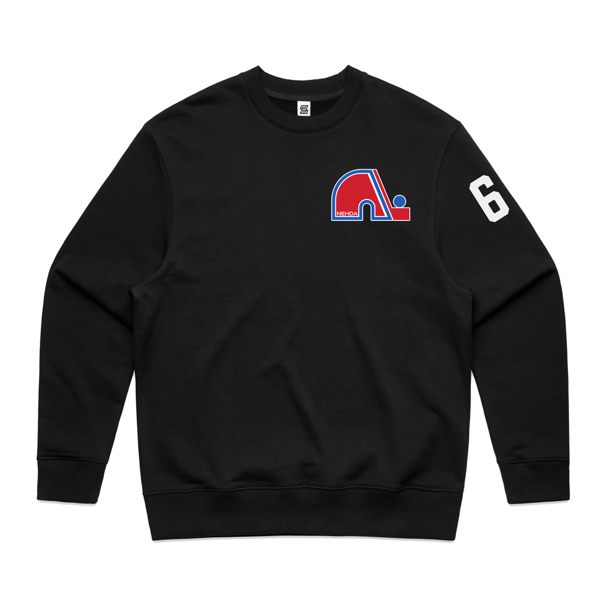 Crew Nordiques 6 Black