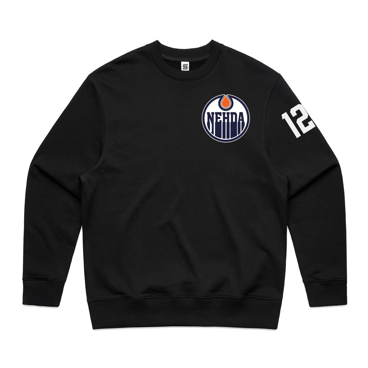 Crew Oilers 12 Black