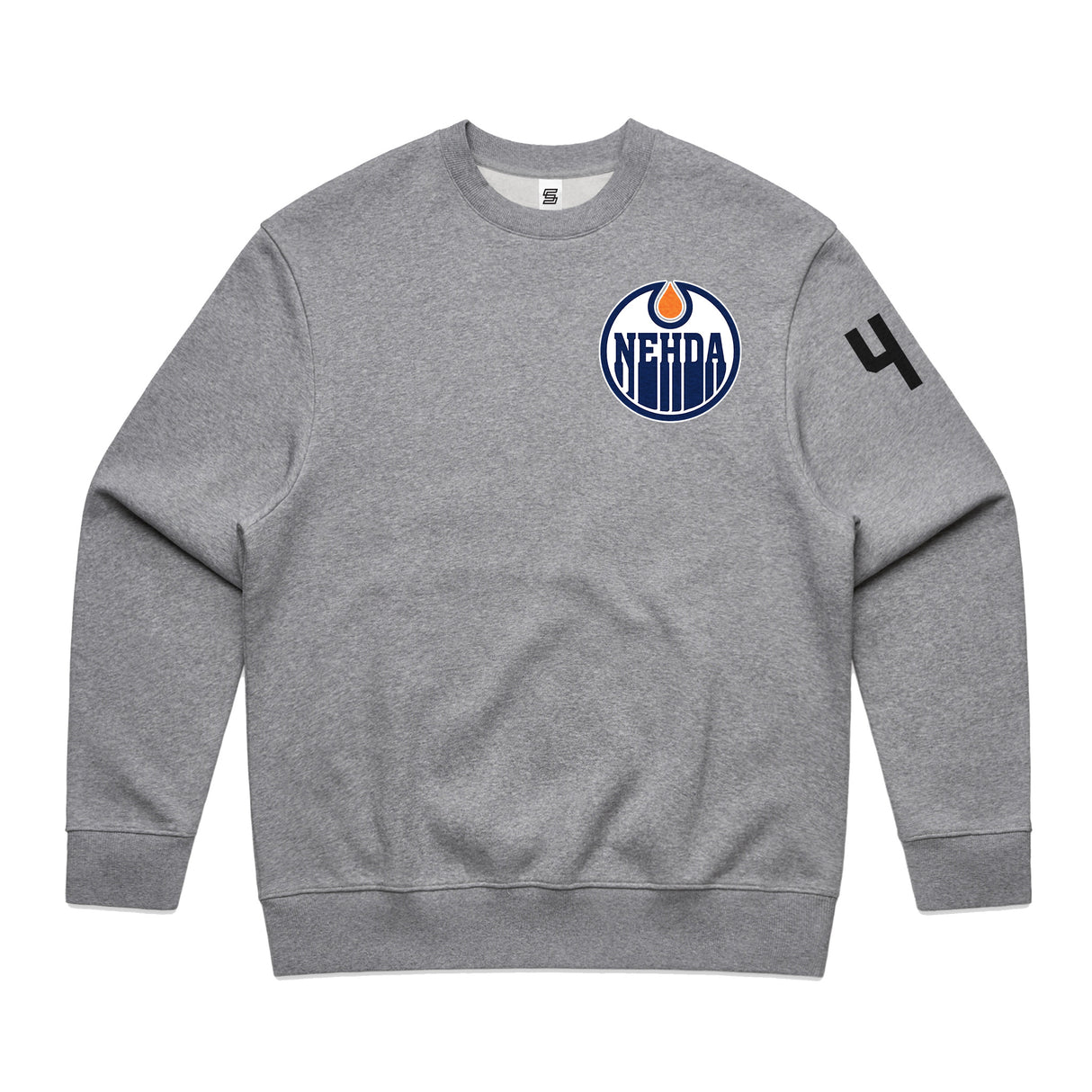 Crew Oilers 4 Gray