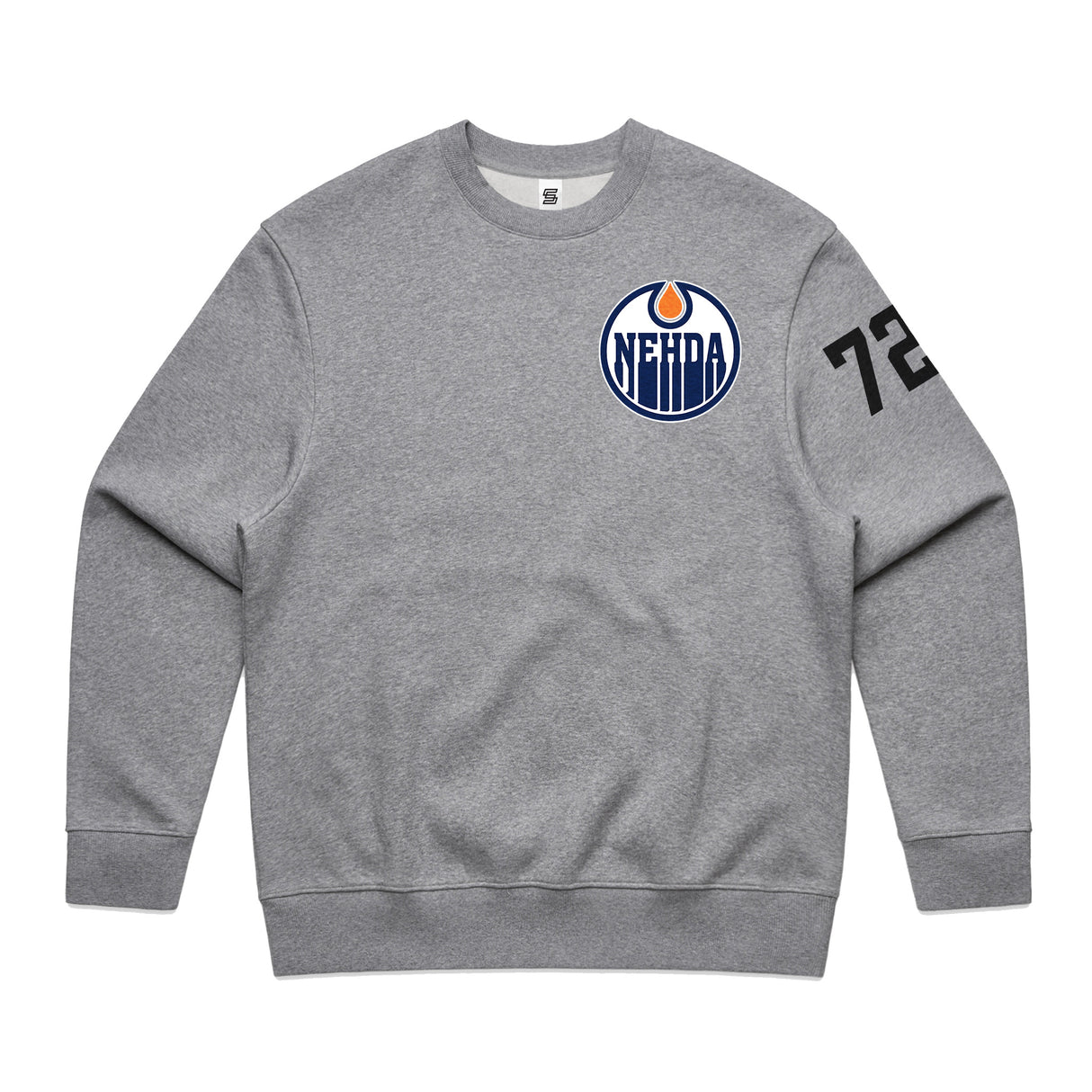 Crew Oilers 72 Gray