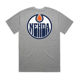 Short Sleeve Oilers 53 gray