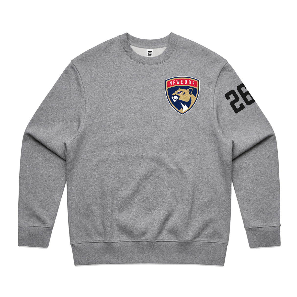 Crew Panthers 26 Gray