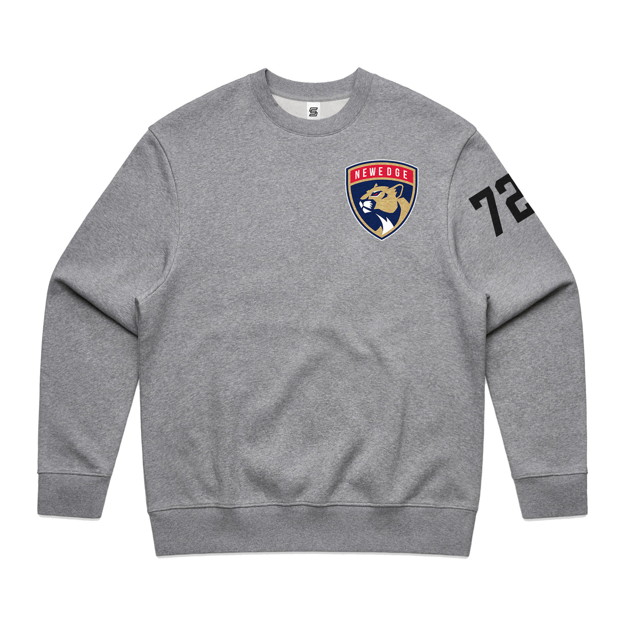 Crew Panthers 72 Gray