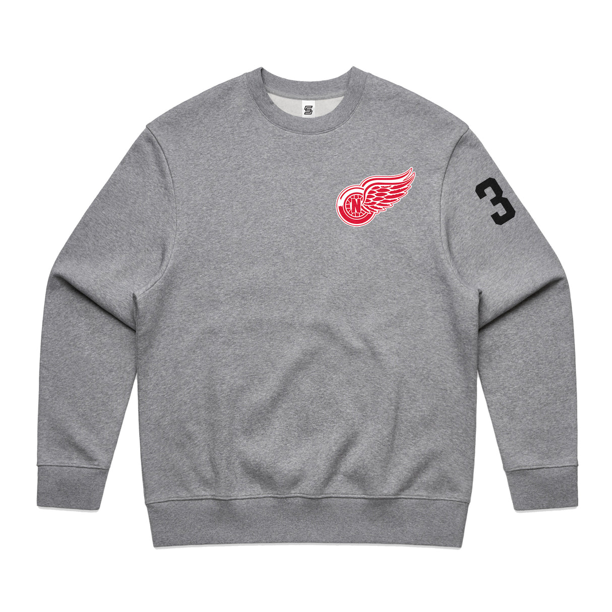 Crew Red Wings 3 Gray