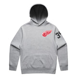 Hoodie Red Wings 34 Gray