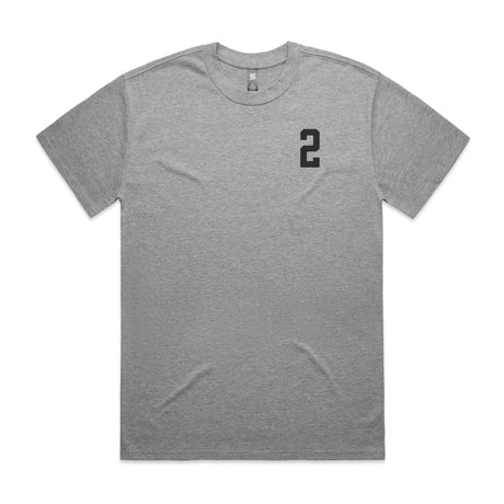 Short Sleeve Red Wings 2 Gray