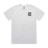 Short Sleeve Panthers 10 white